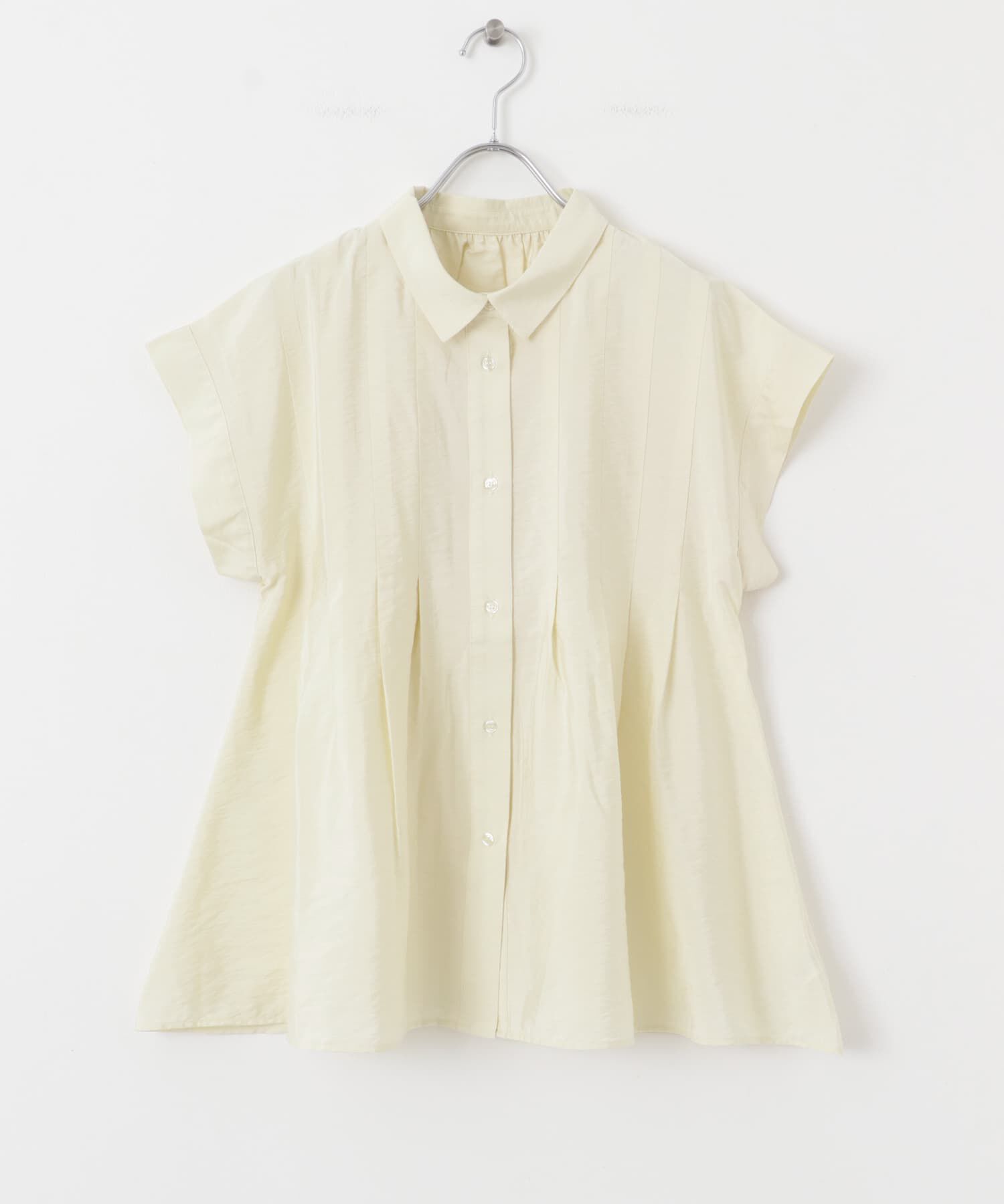  「スリーブレスタックフレアブラウス」|シャツ・ブラウス|