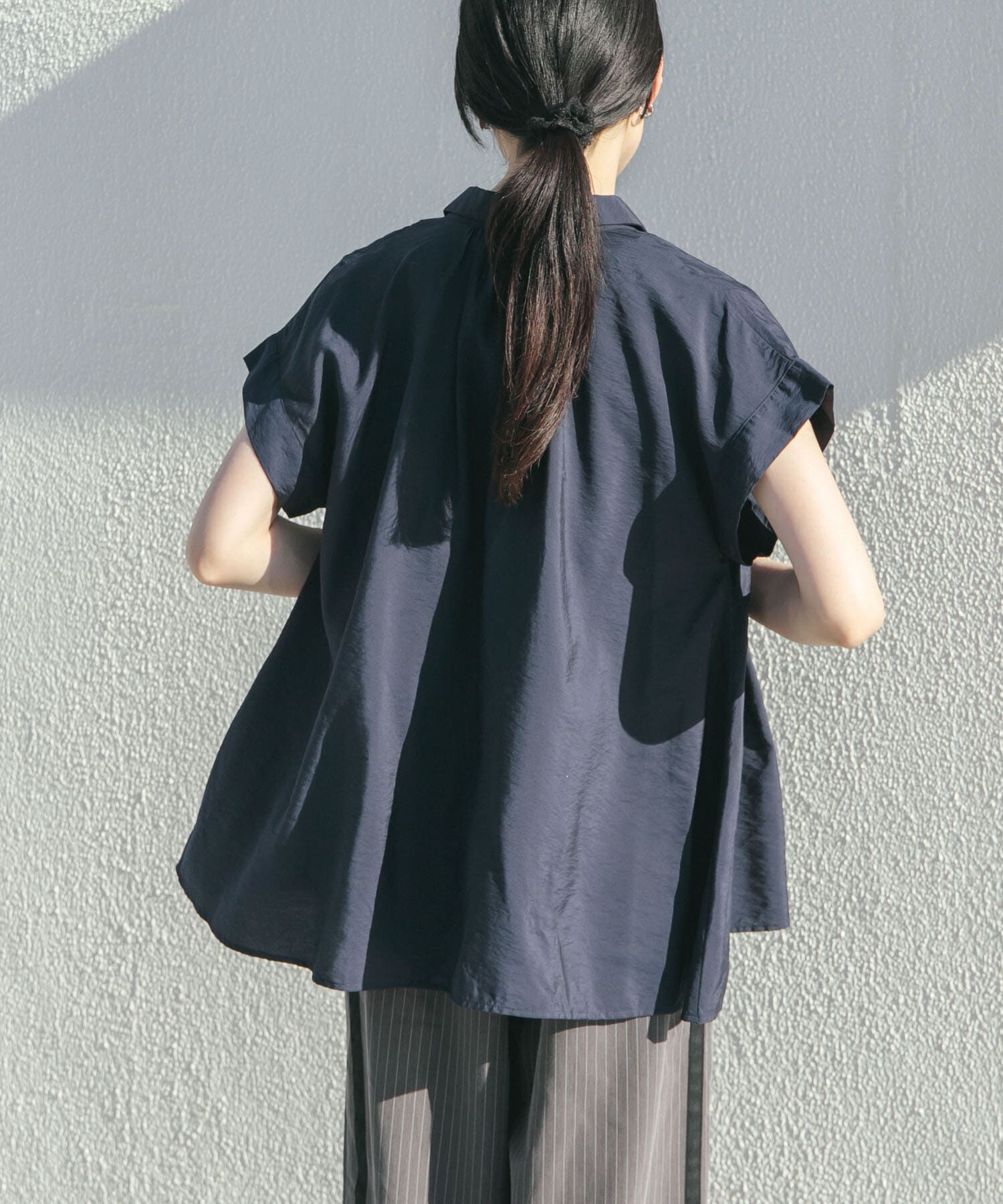  「スリーブレスタックフレアブラウス」|シャツ・ブラウス|