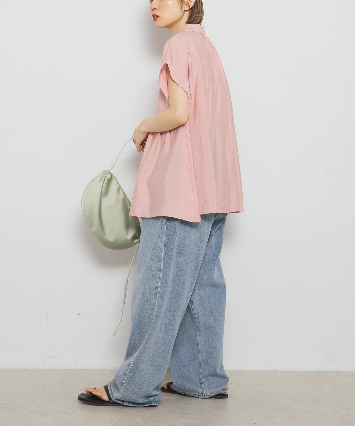  「スリーブレスタックフレアブラウス」|シャツ・ブラウス|