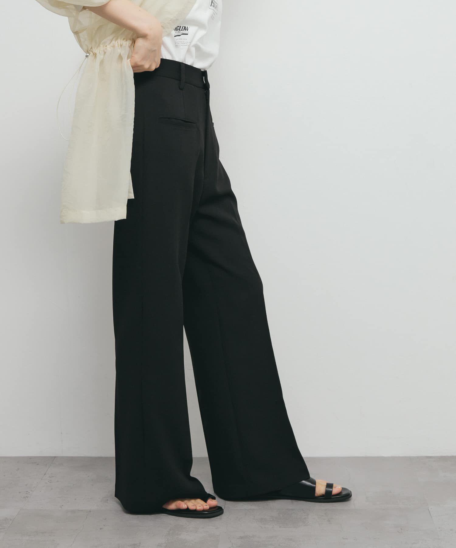  「『2サイズ展開』スリムフレアパンツ」|その他|