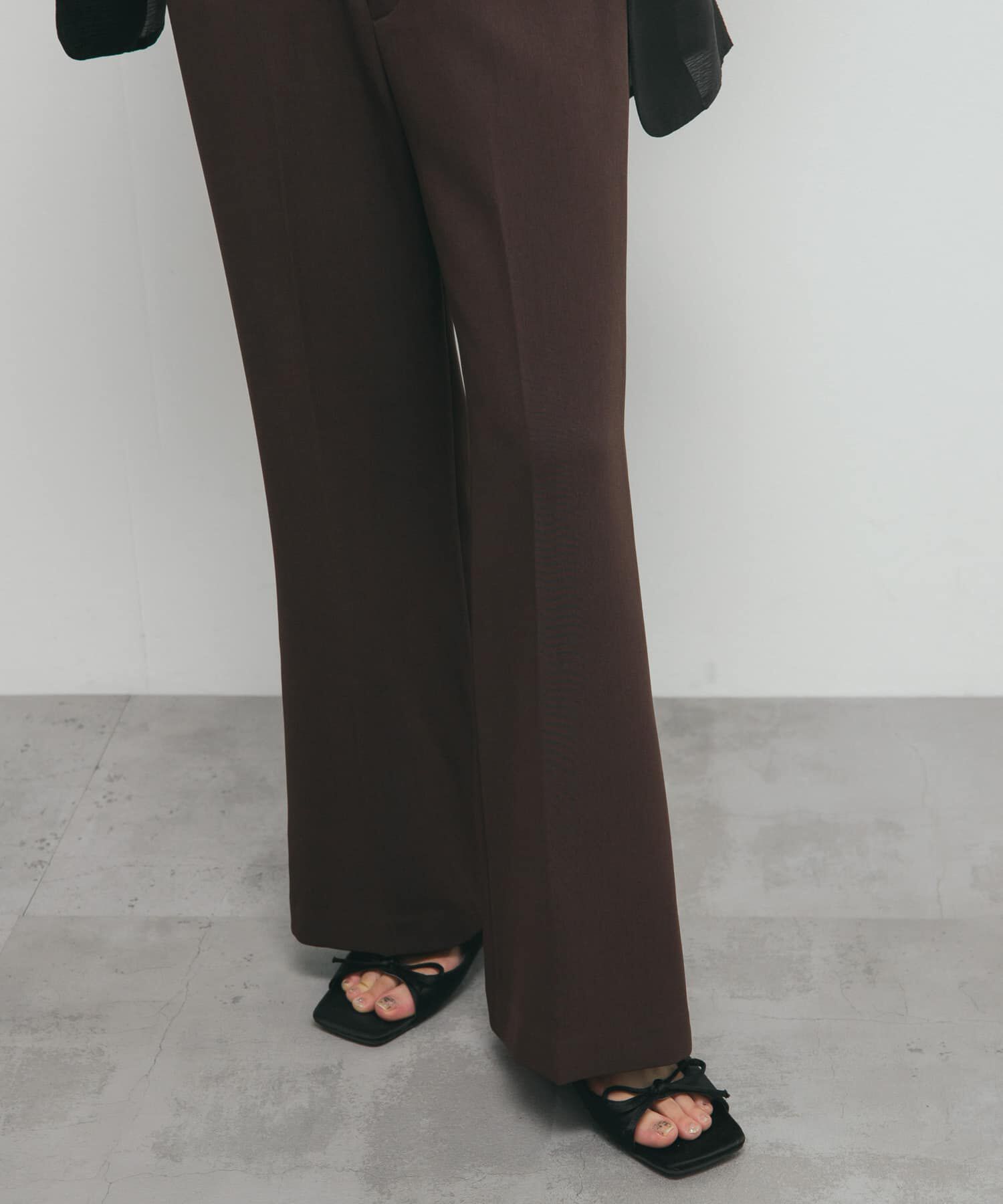  「『2サイズ展開』スリムフレアパンツ」|その他|