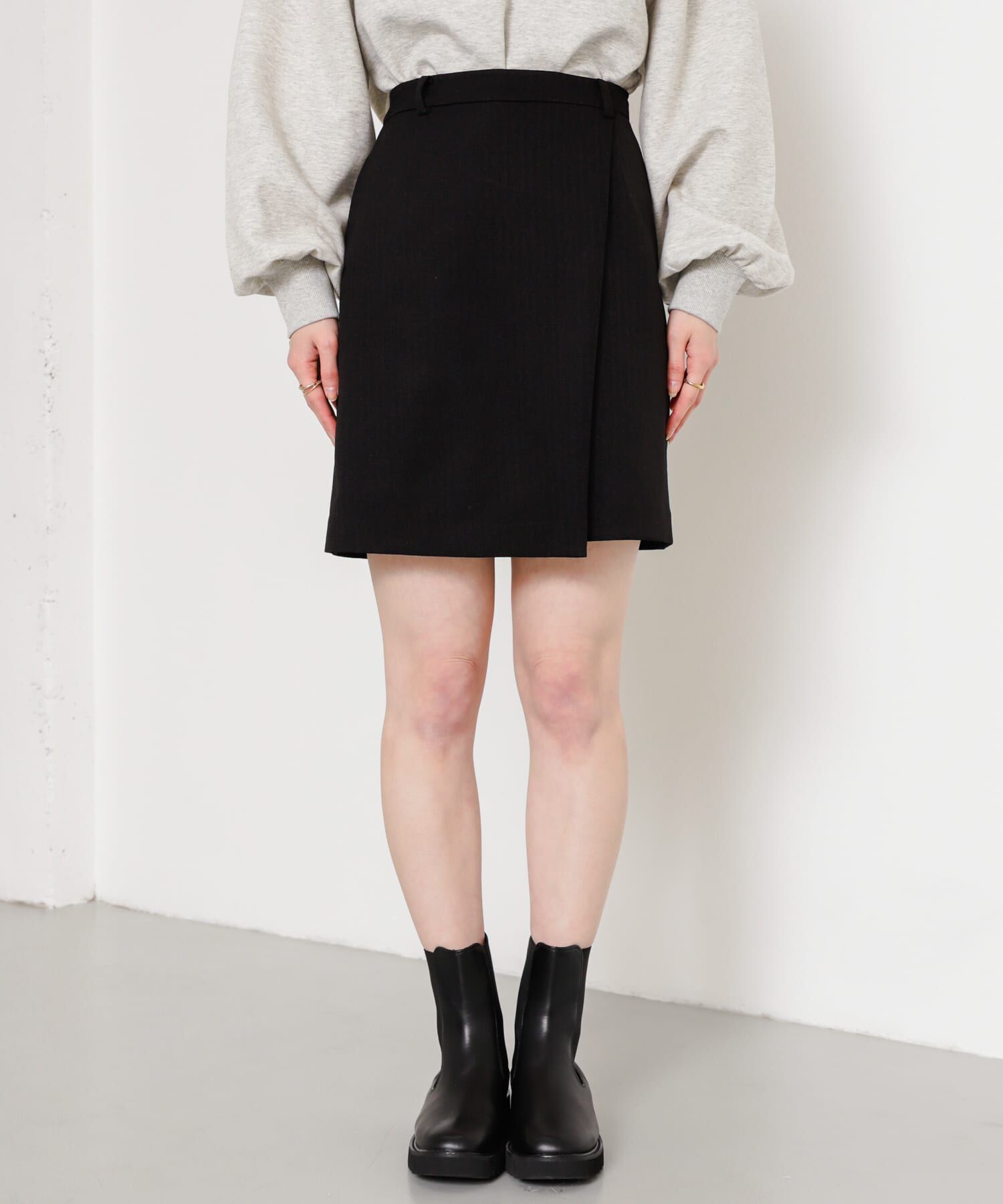 SENSE OF PLACE by URBAN RESEARCH「ラップミニスカート」|スカート|