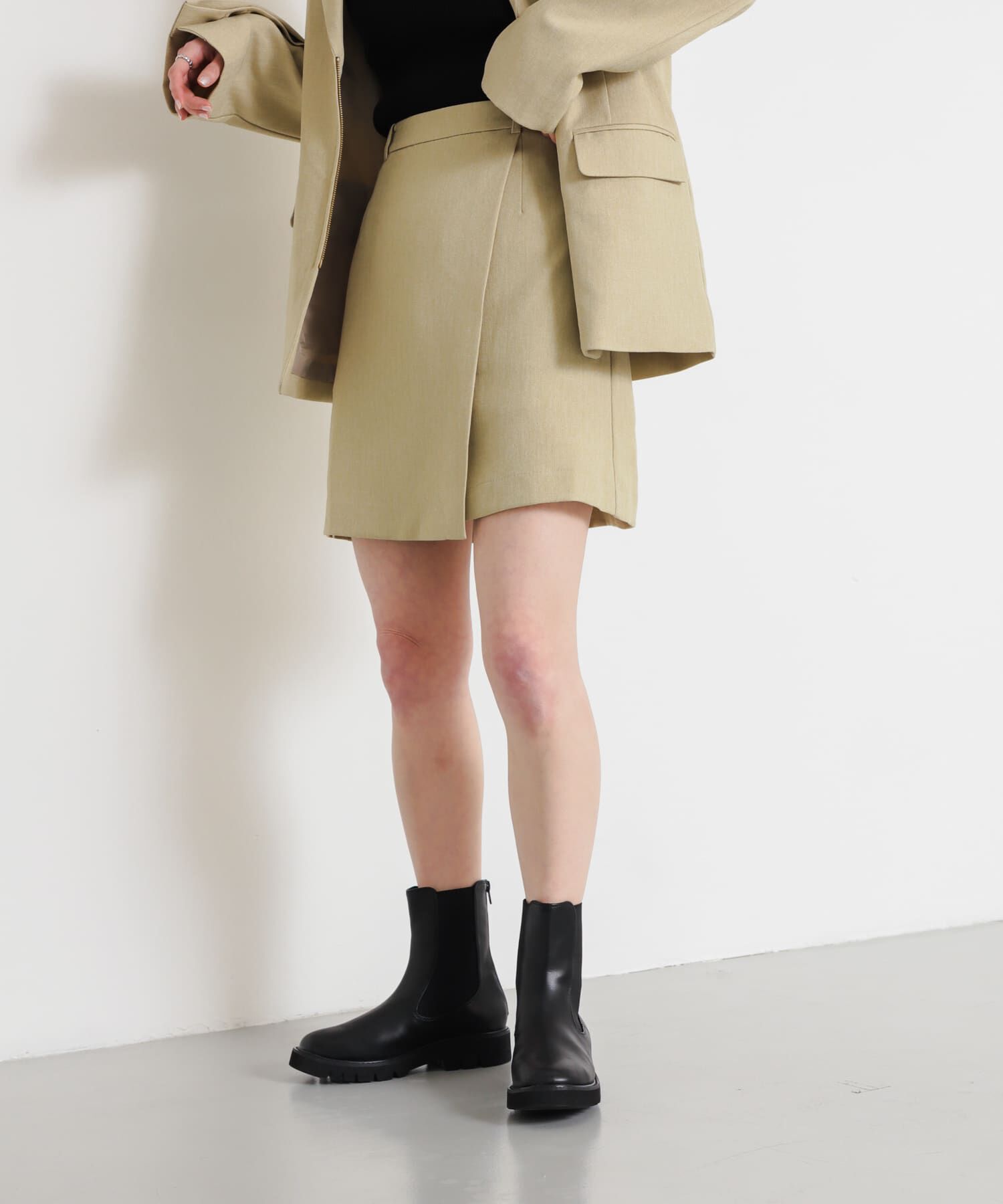 SENSE OF PLACE by URBAN RESEARCH「ラップミニスカート」|スカート|