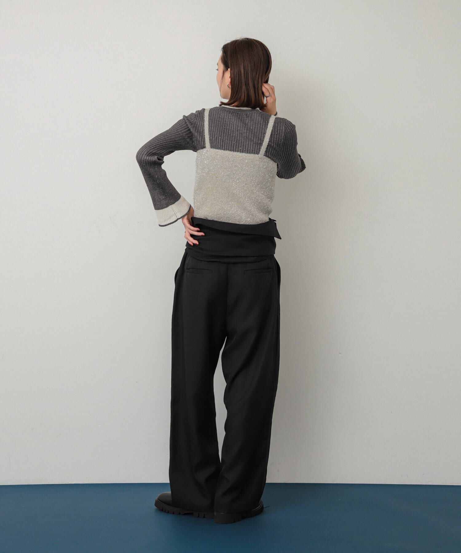 SENSE OF PLACE by URBAN RESEARCH「『別注』さらさ&times;SENSE OF PLACE　ソフトツイルジャンプスーツ」|スカート|