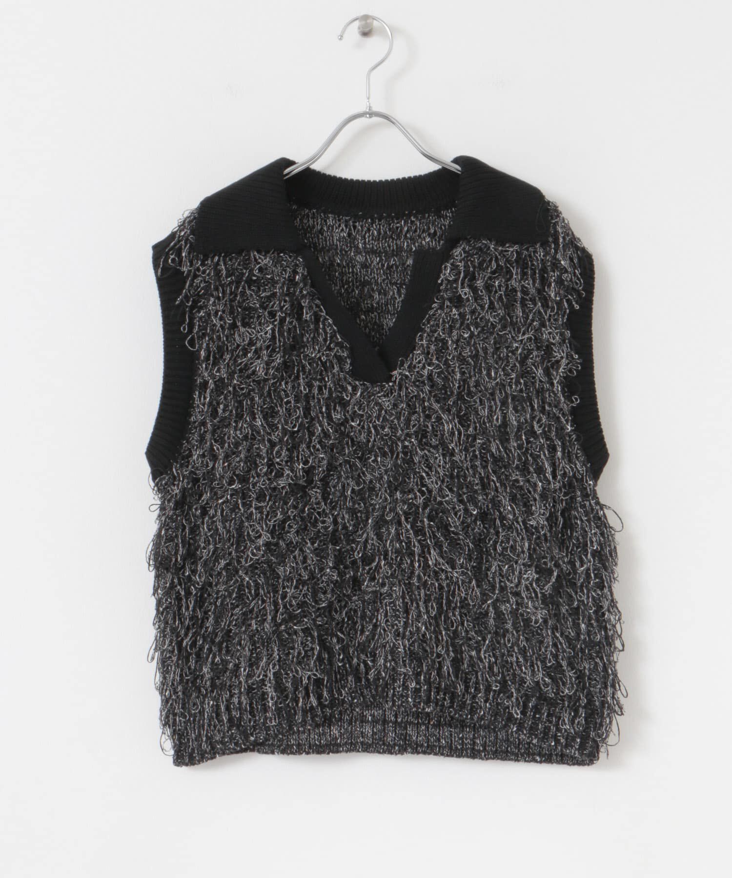 SENSE OF PLACE by URBAN RESEARCH「ループヤーンニットベスト」|ベスト・ジレ|