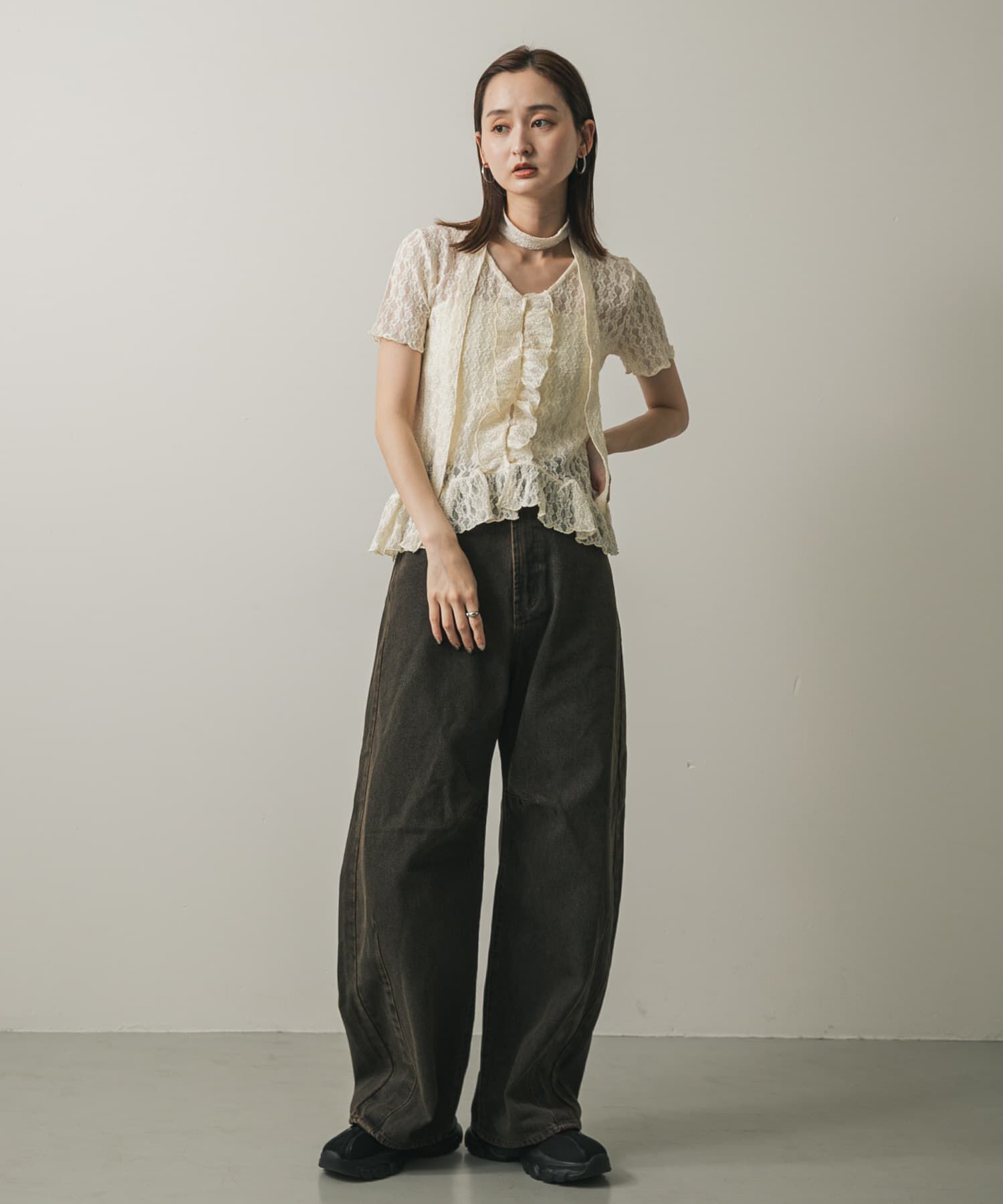 SENSE OF PLACE by URBAN RESEARCH「チョーカーレーストップ」|シャツ・ブラウス|