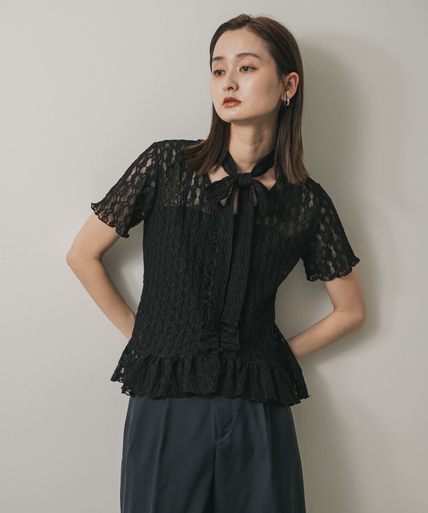 SENSE OF PLACE by URBAN RESEARCH「チョーカーレーストップ」|シャツ・ブラウス|