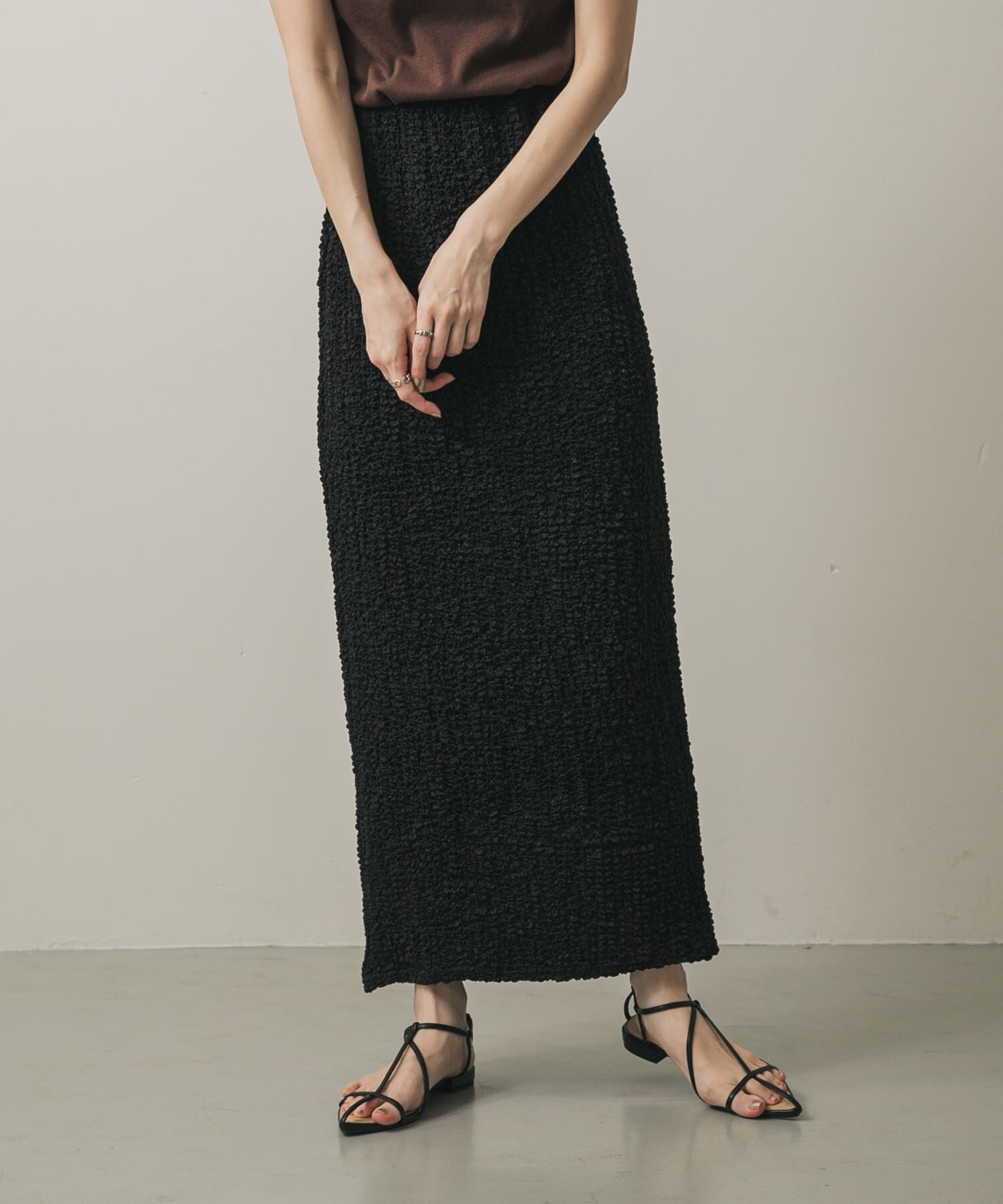 SENSE OF PLACE by URBAN RESEARCH「シアーフクレジャガードスカート」|スカート|