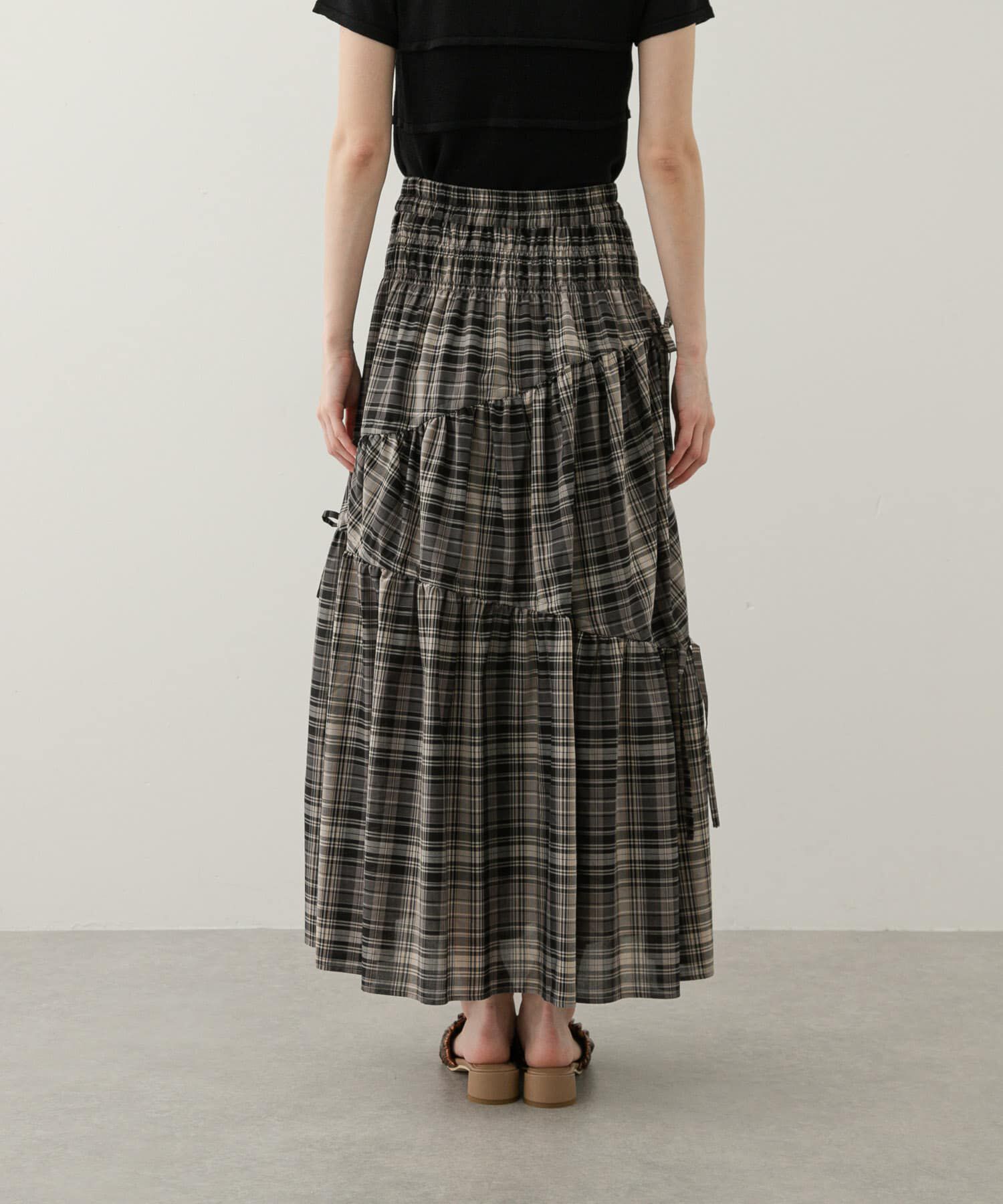 SENSE OF PLACE by URBAN RESEARCH「チェックボリュームスカート」|スカート|