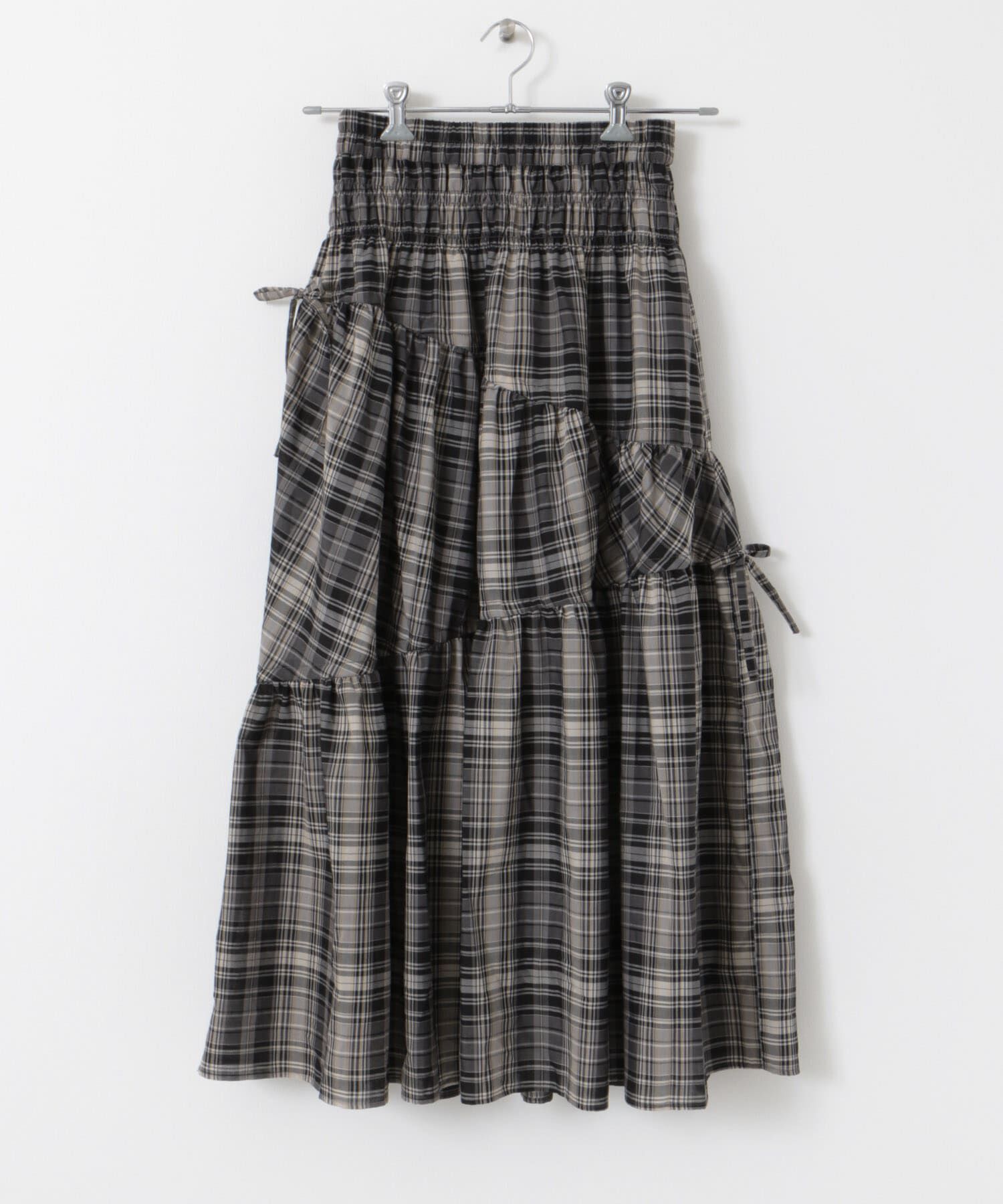 SENSE OF PLACE by URBAN RESEARCH「チェックボリュームスカート」|スカート|