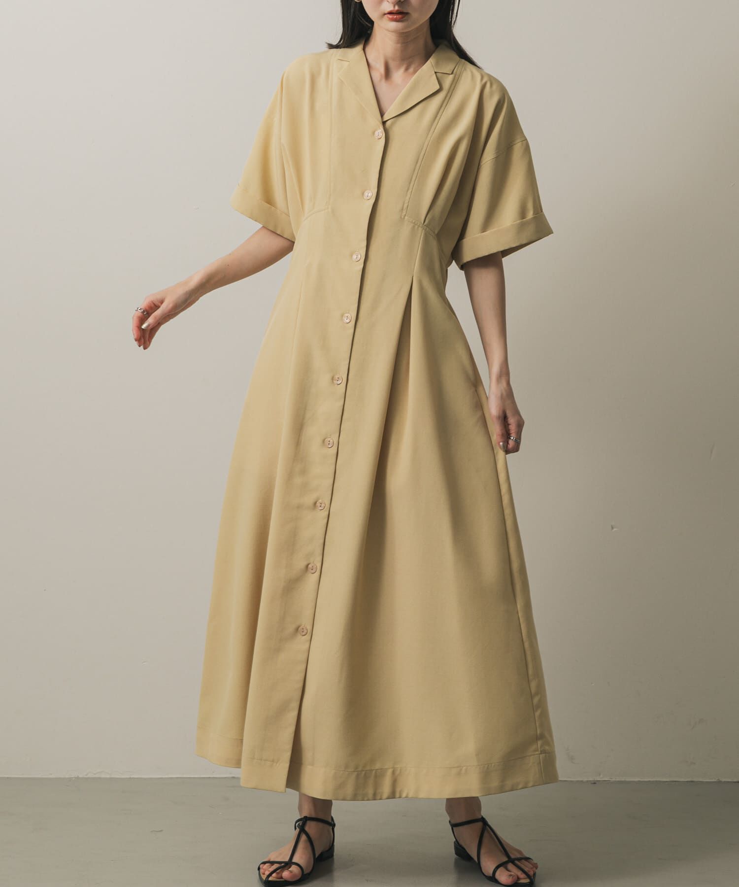 SENSE OF PLACE by URBAN RESEARCH「ウエストタックシャツワンピース」|ワンピース|