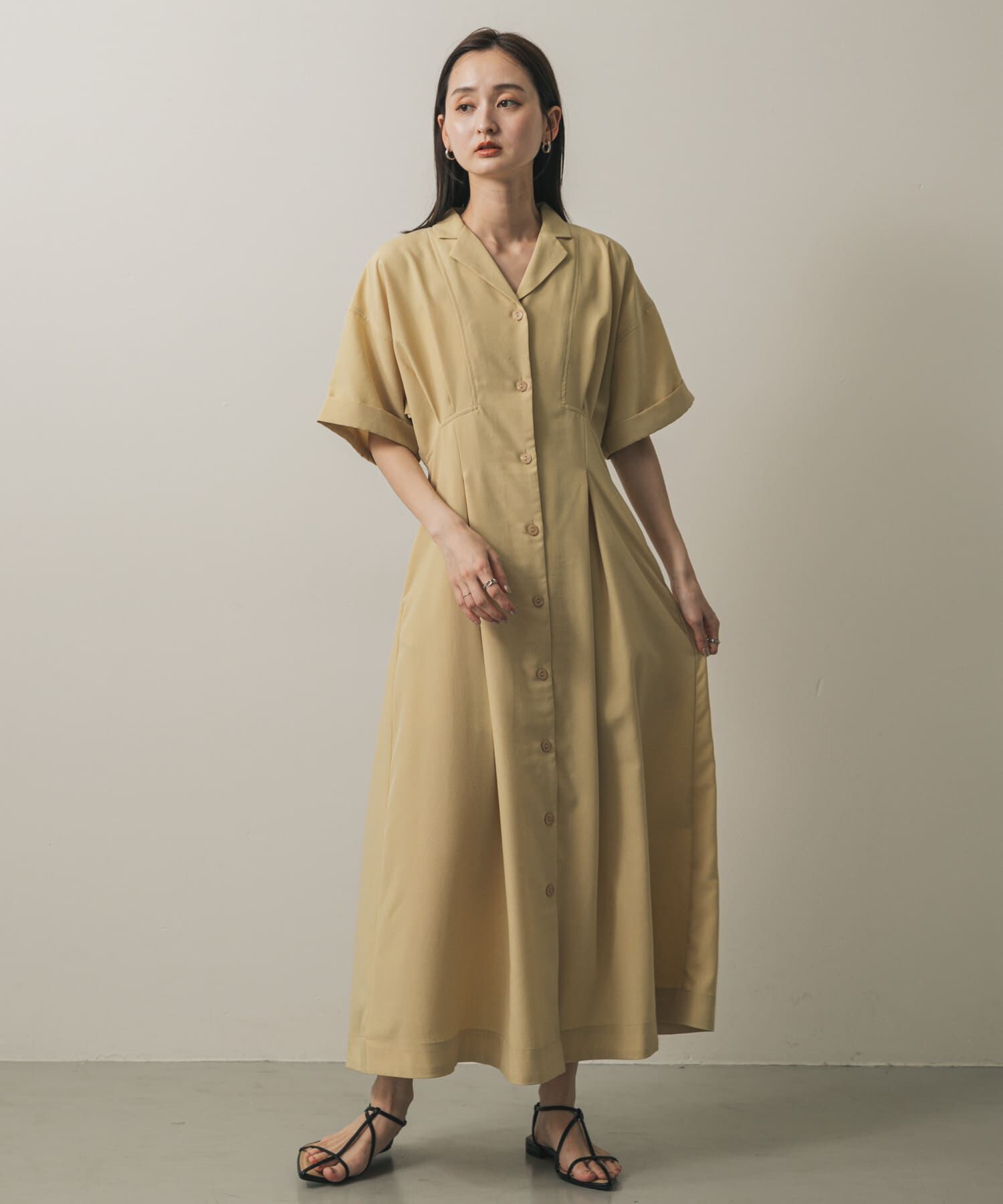 SENSE OF PLACE by URBAN RESEARCH「ウエストタックシャツワンピース」|ワンピース|