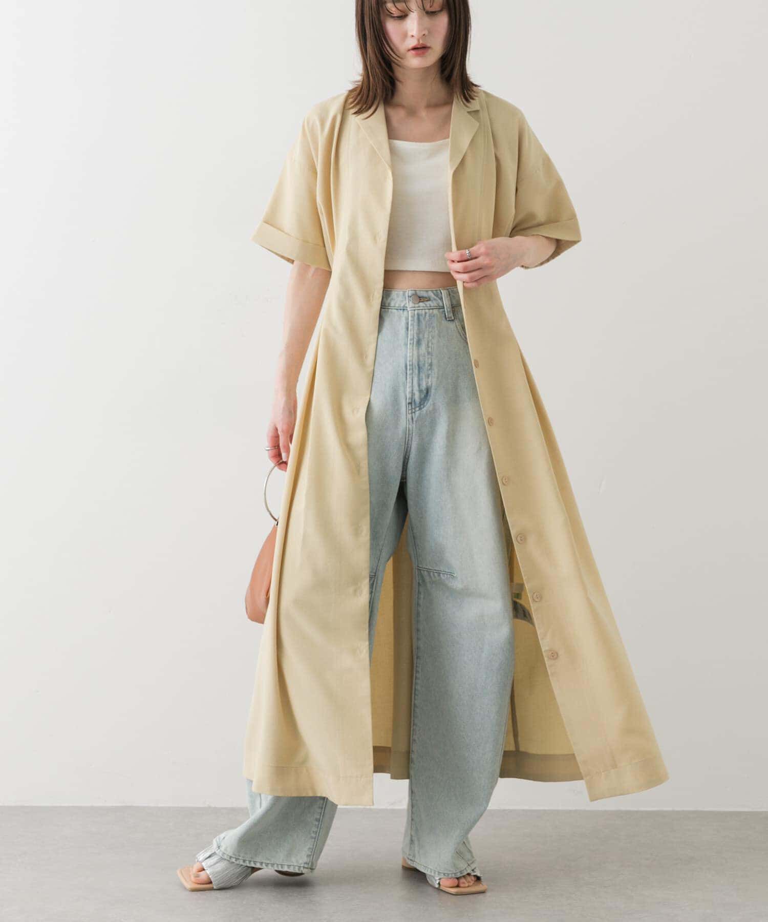 SENSE OF PLACE by URBAN RESEARCH「ウエストタックシャツワンピース」|ワンピース|