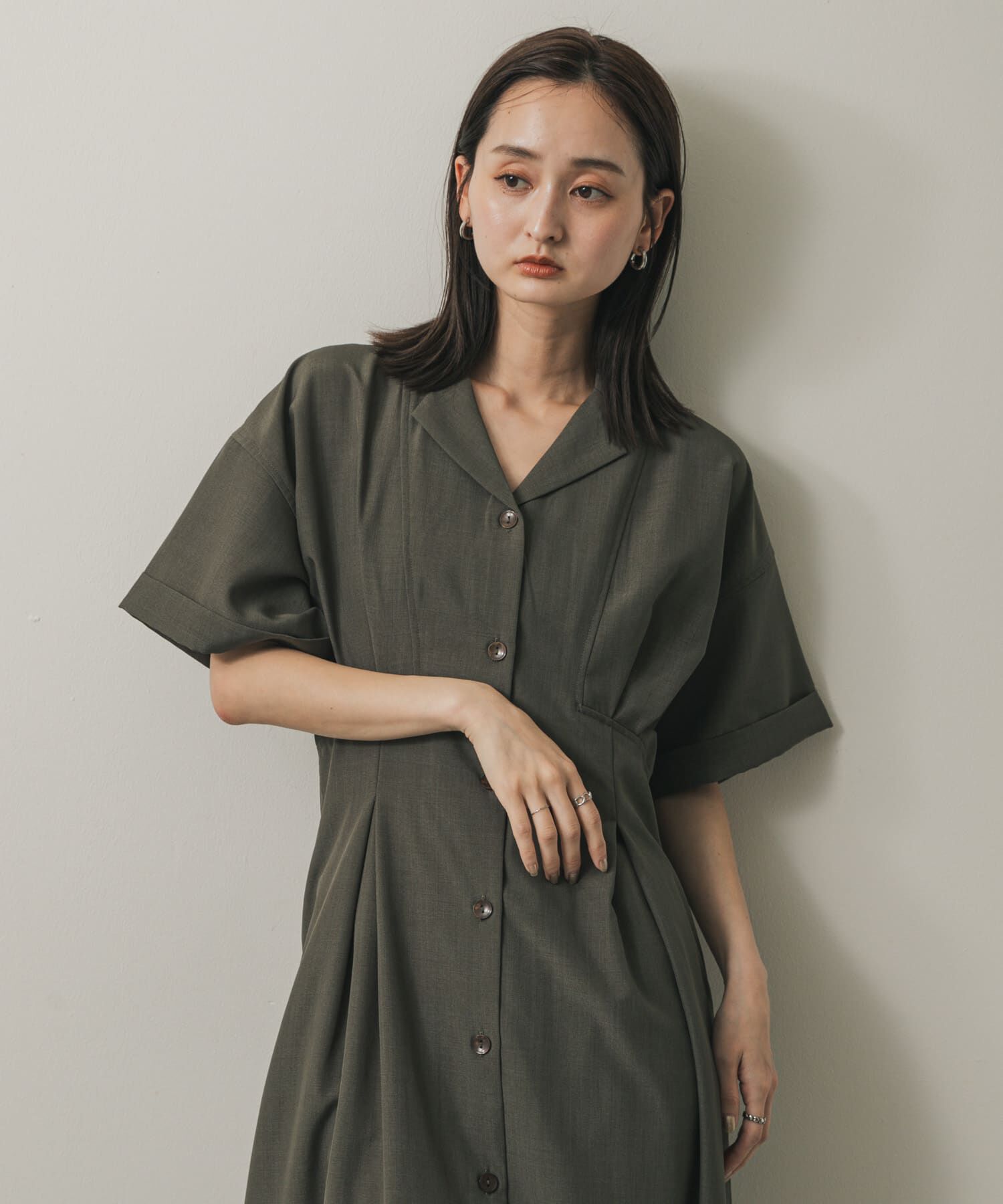 SENSE OF PLACE by URBAN RESEARCH「ウエストタックシャツワンピース」|ワンピース|