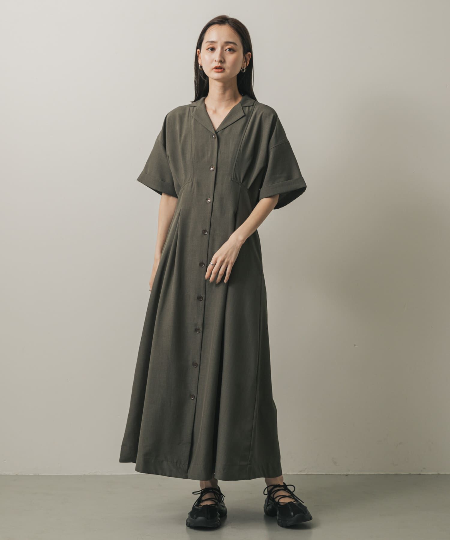 SENSE OF PLACE by URBAN RESEARCH「ウエストタックシャツワンピース」|ワンピース|