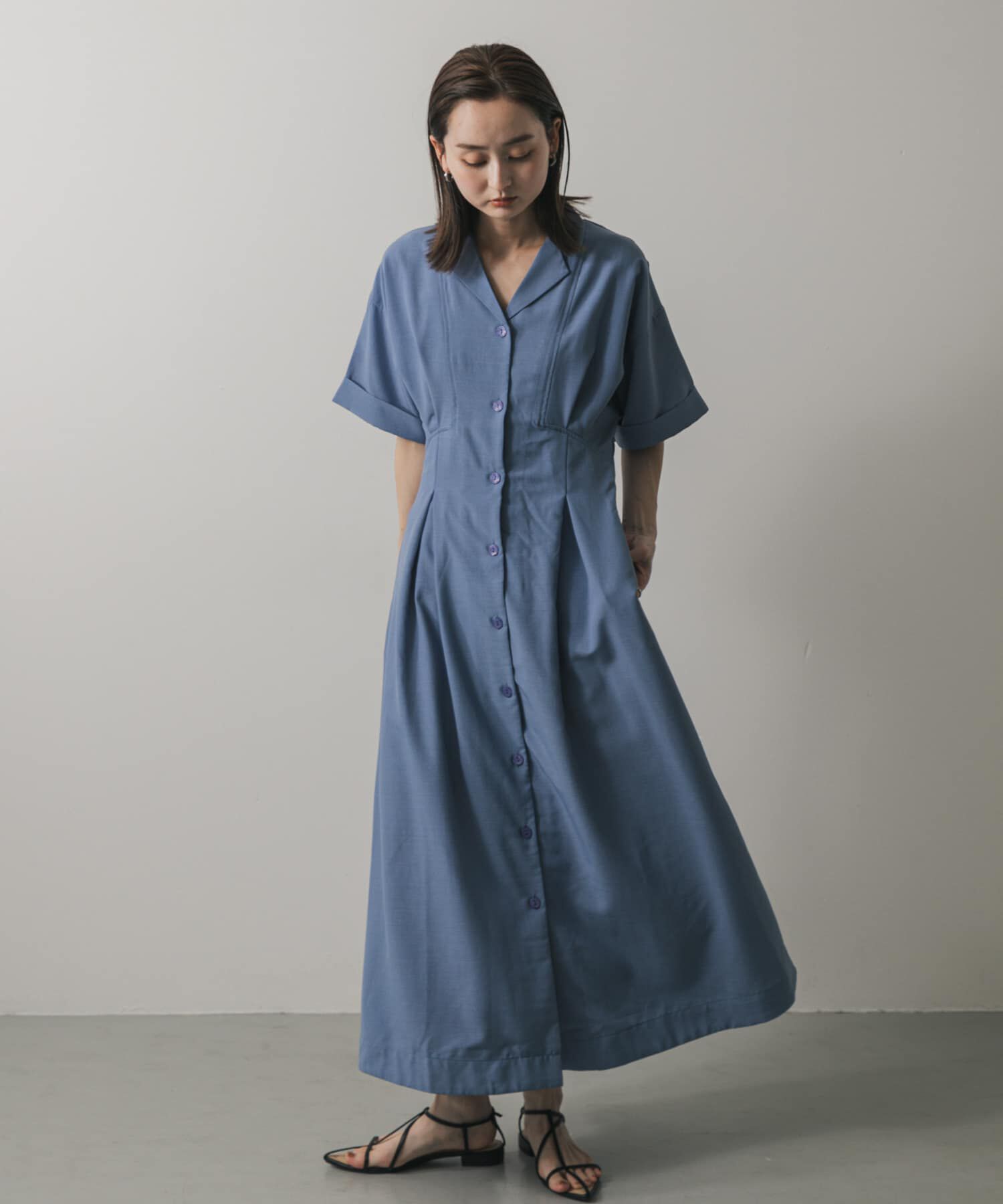 SENSE OF PLACE by URBAN RESEARCH「ウエストタックシャツワンピース」|ワンピース|