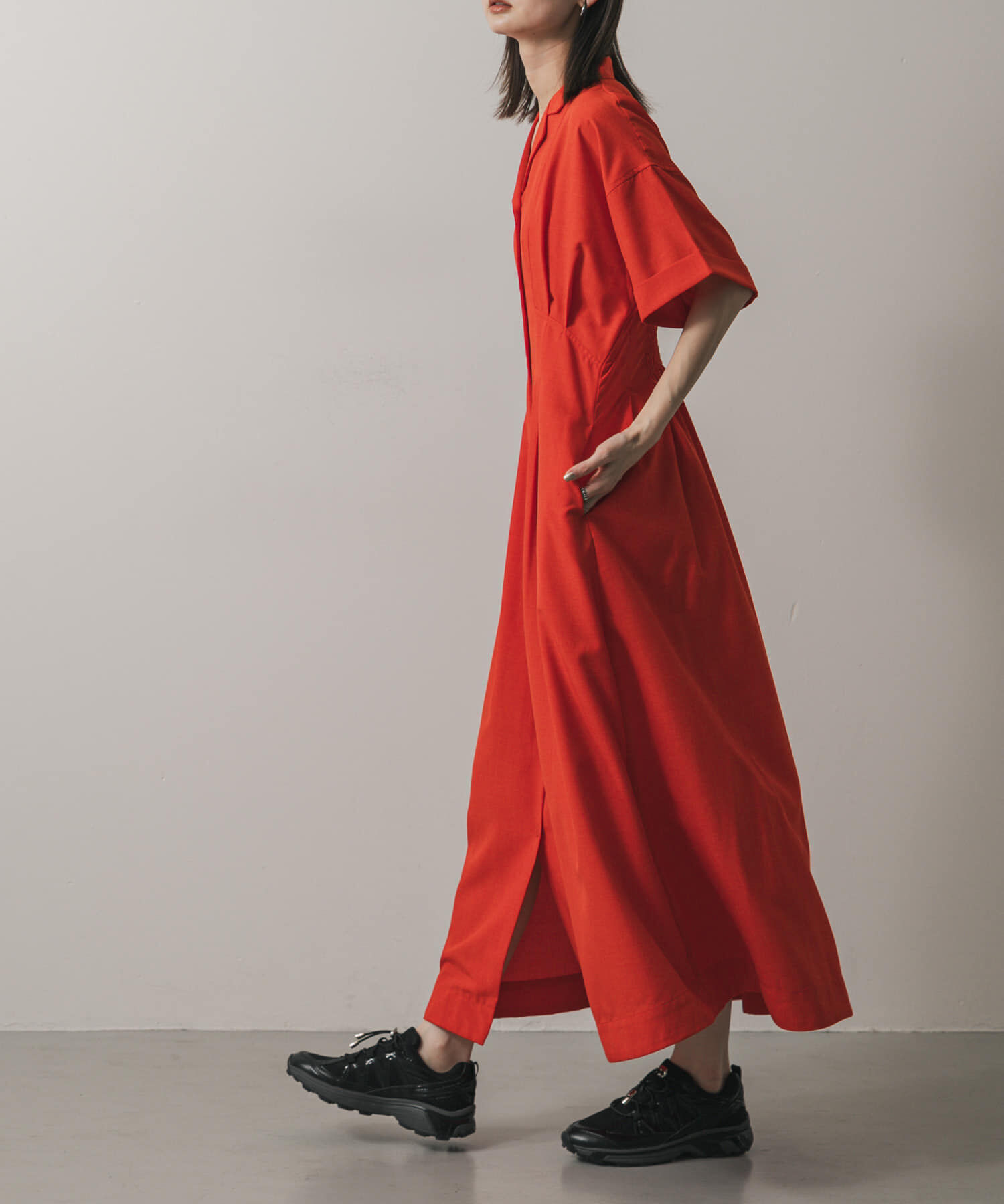 SENSE OF PLACE by URBAN RESEARCH「ウエストタックシャツワンピース」|ワンピース|