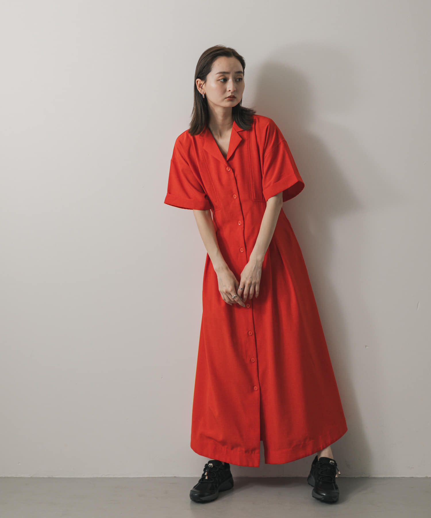 SENSE OF PLACE by URBAN RESEARCH「ウエストタックシャツワンピース」|ワンピース|