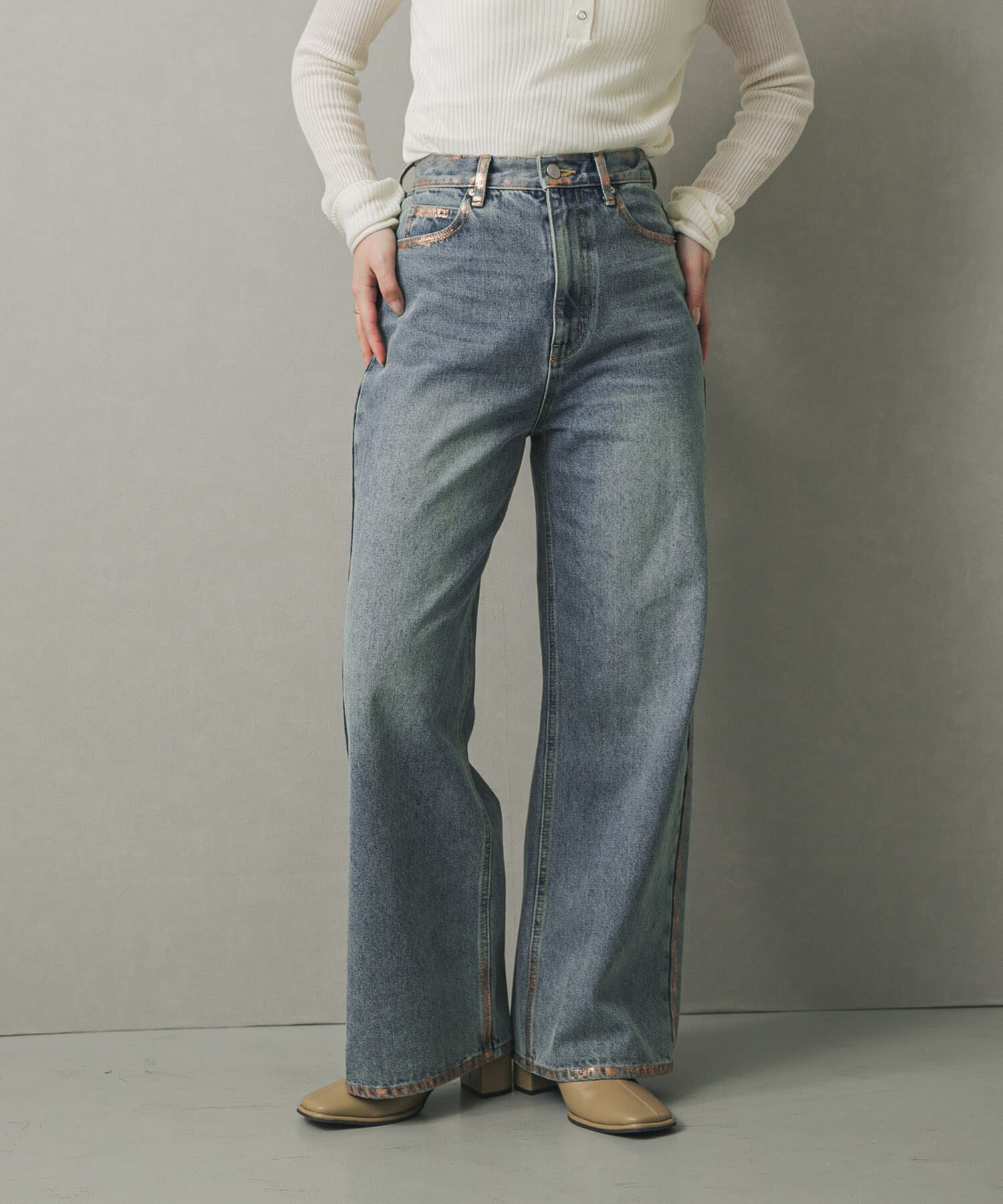 SENSE OF PLACE by URBAN RESEARCH「ハクプリントデニム」|デニム|ライトインディゴブル