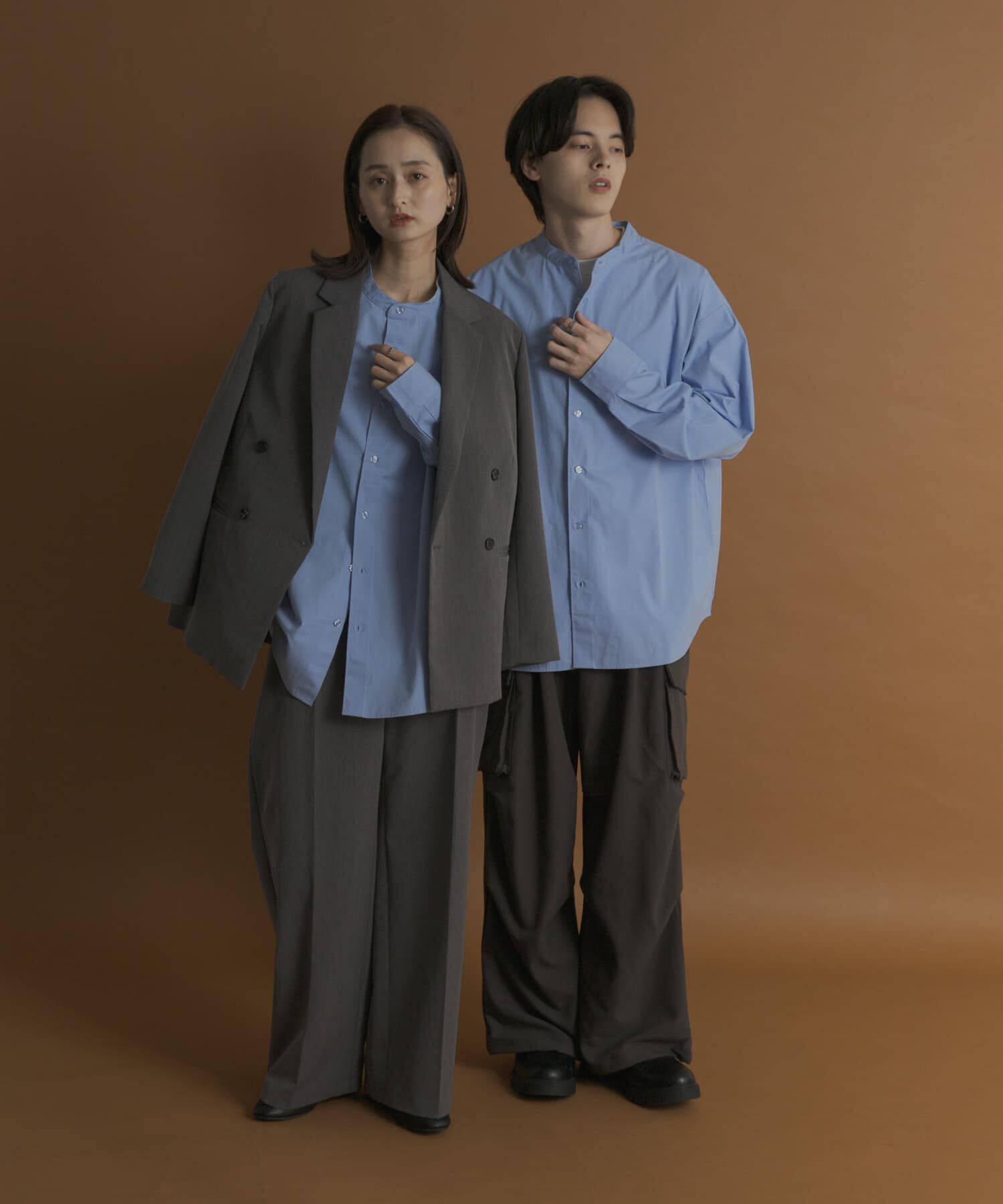 SENSE OF PLACE by URBAN RESEARCH「ピーチブロードバンドカラーロングスリーブシャツ」|シャツ・ブラウス|