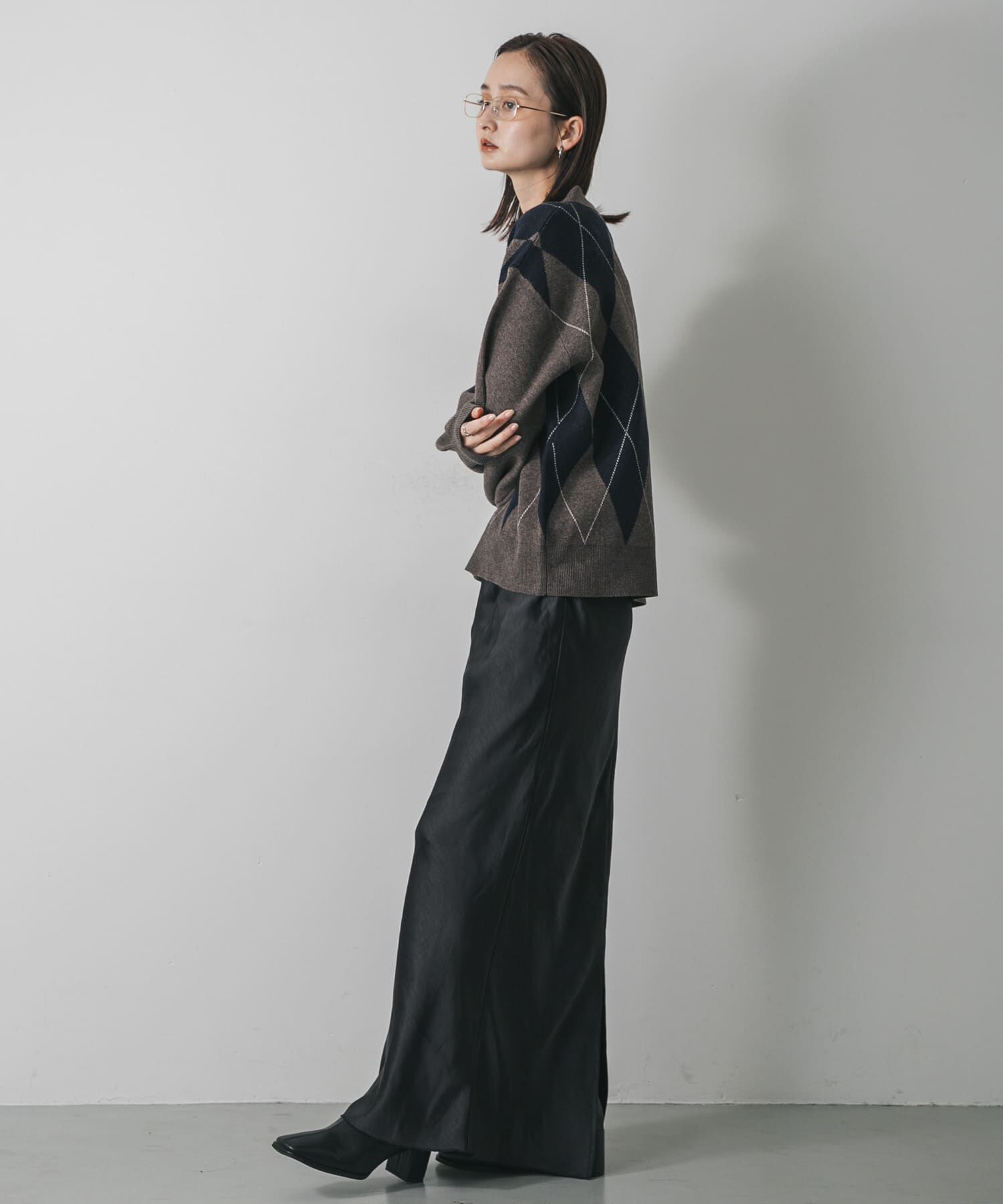 SENSE OF PLACE by URBAN RESEARCH「ポロシャツジャガードセーター」|ニット・セーター|