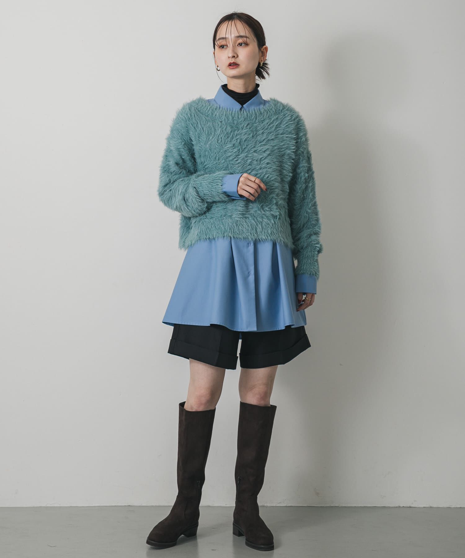 SENSE OF PLACE by URBAN RESEARCH「ミックスシャギーセーター」|ニット・セーター|