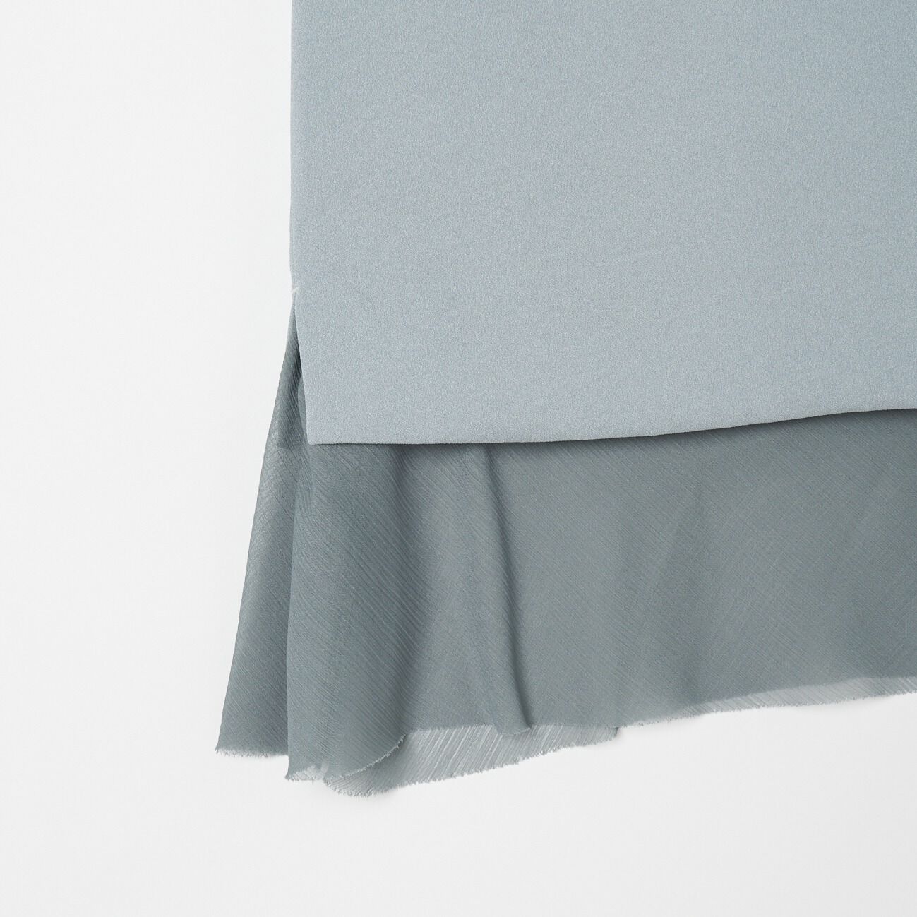 HELIOPOLE「HELIOPOLE CREPE & SHEER COMBI SK」|スカート|