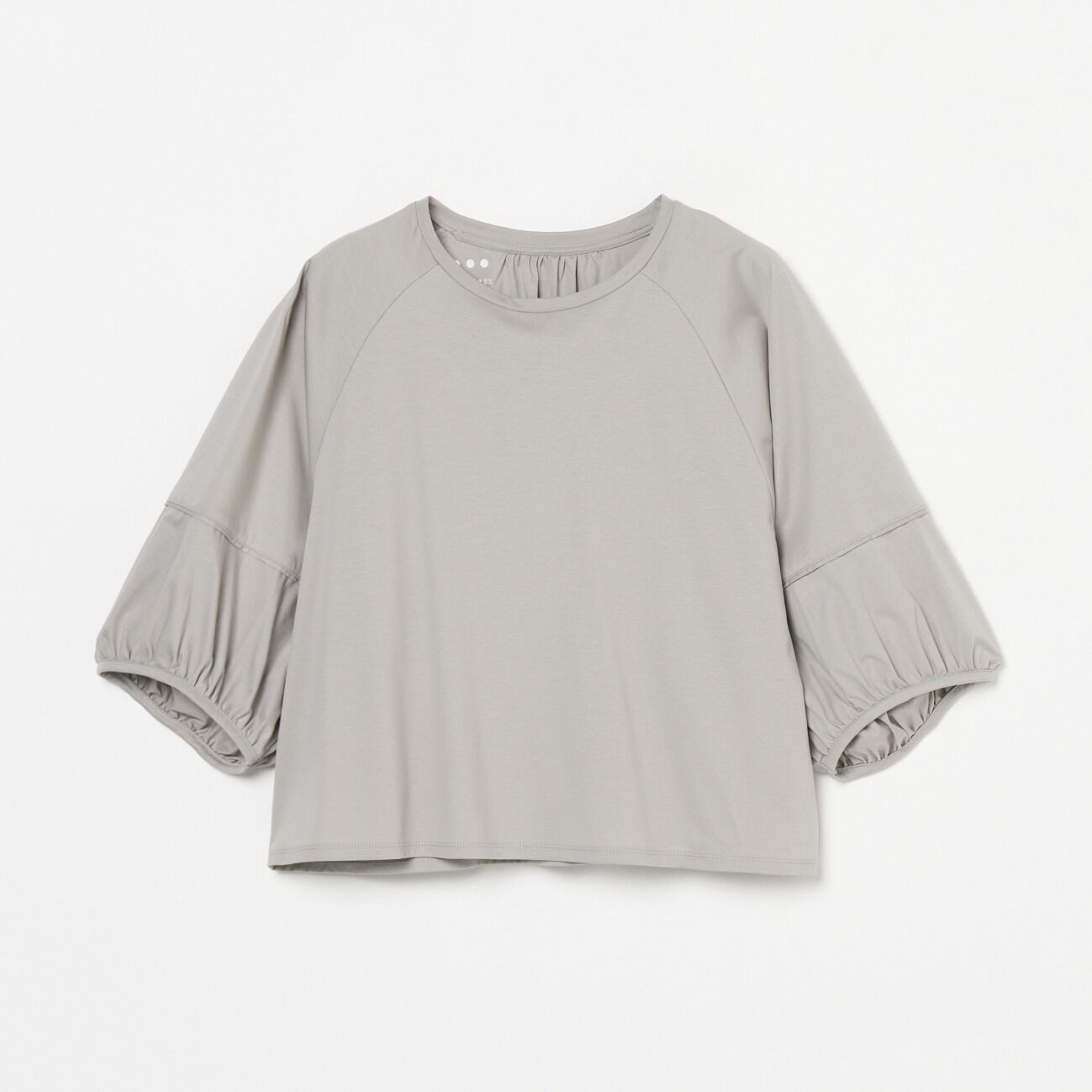 「THREE DOTS BALOON SLEEVE」|Tシャツ・カットソー|ライトグレー