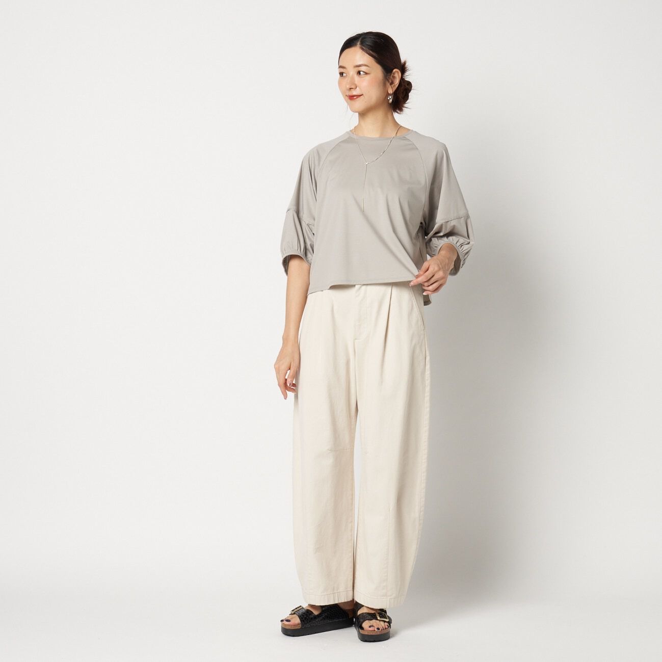  「THREE DOTS BALOON SLEEVE」|Tシャツ・カットソー|