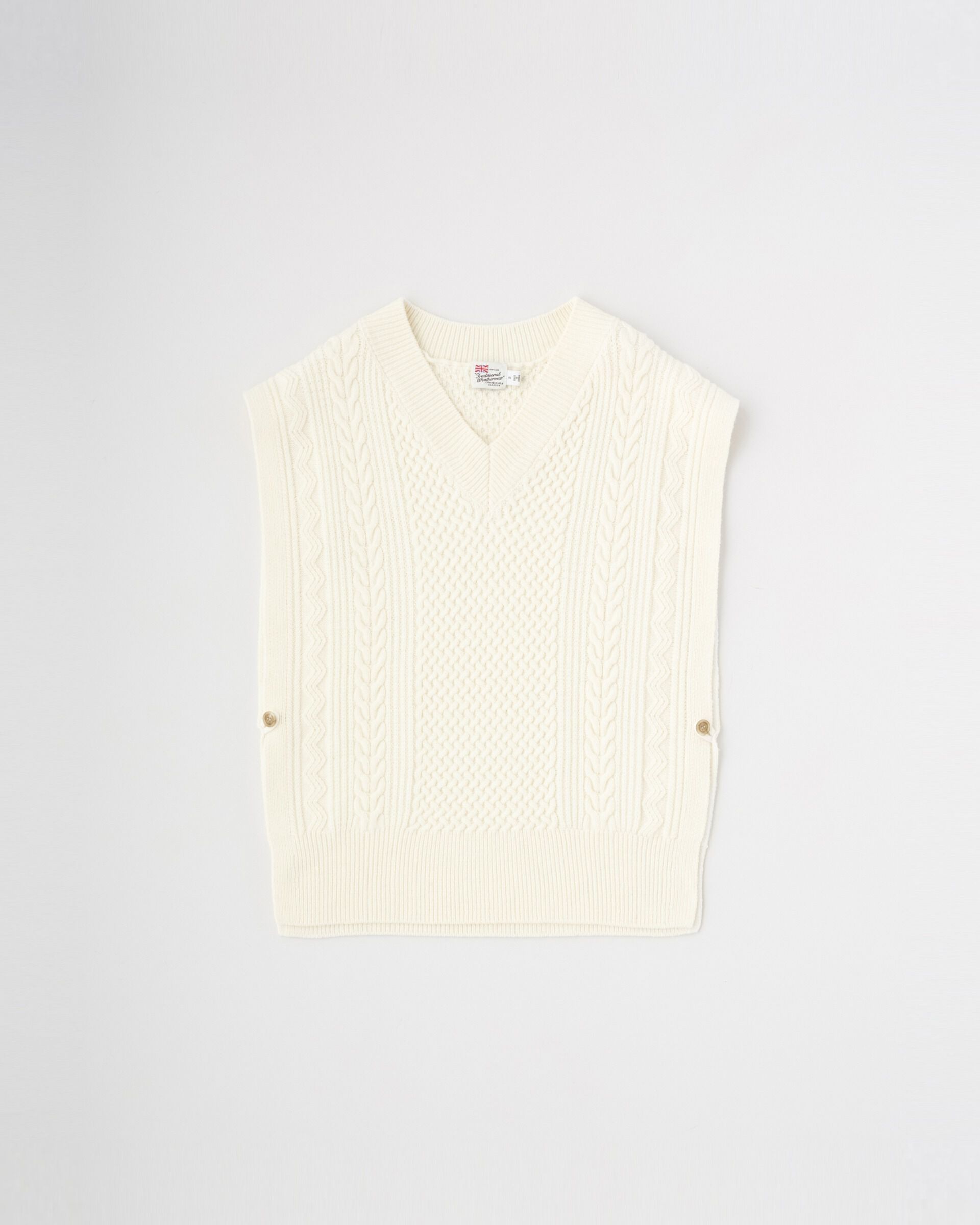 Traditional Weatherwear「FISHERMAN V NECK PULLOVER」|ニット・セーター|ｱｲﾎﾞﾘｰ