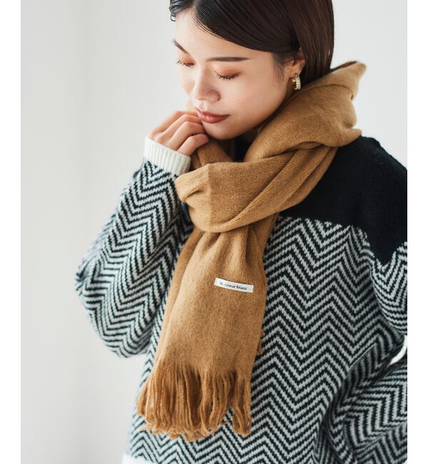 le.coeur blanc「シャギーカラーストール」|ストール|