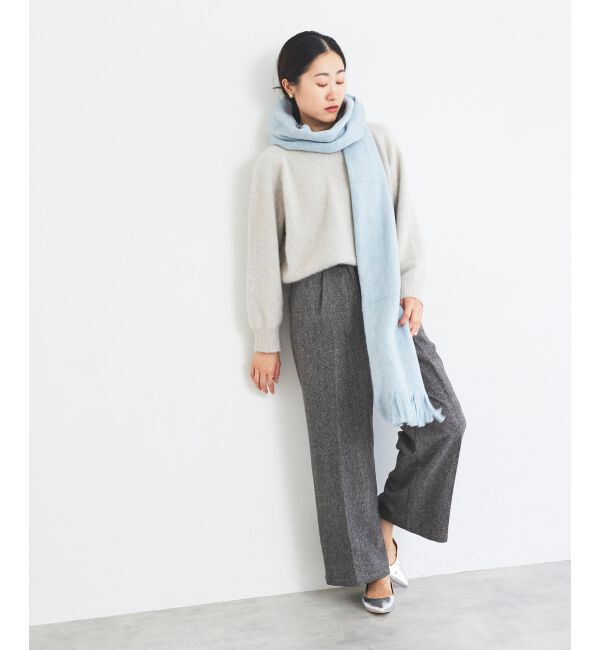 le.coeur blanc「シャギーカラーストール」|ストール|