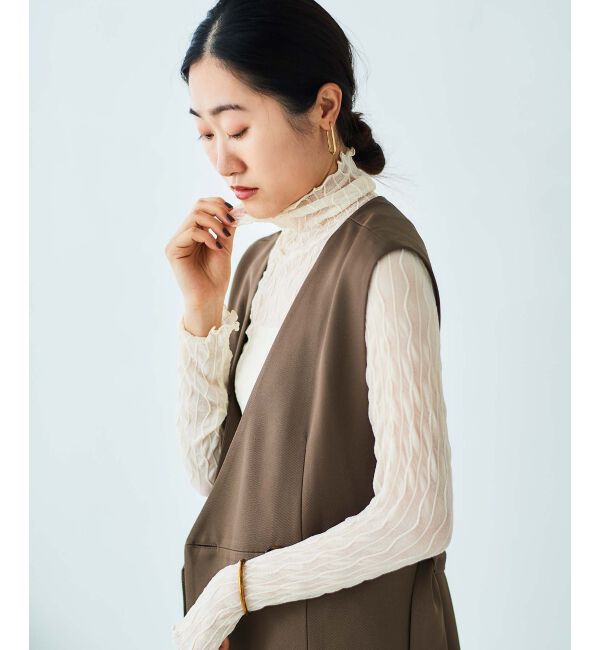 le.coeur blanc「Vカラー2WAYジレジャンスカ」|ジャンパースカート|