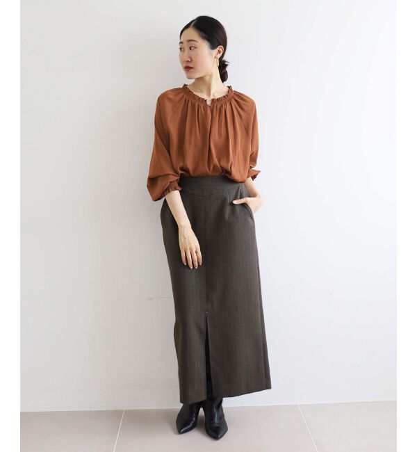 le.coeur blanc「ダブルスリットタイトスカート」|タイト|