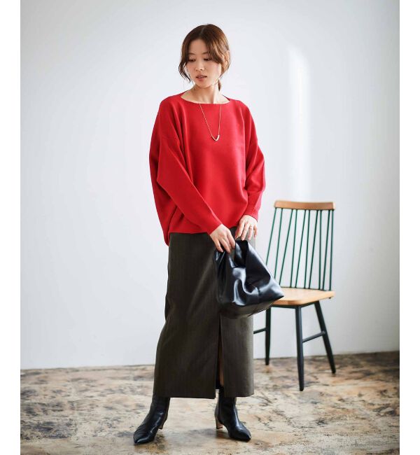 le.coeur blanc「ダブルスリットタイトスカート」|タイト|