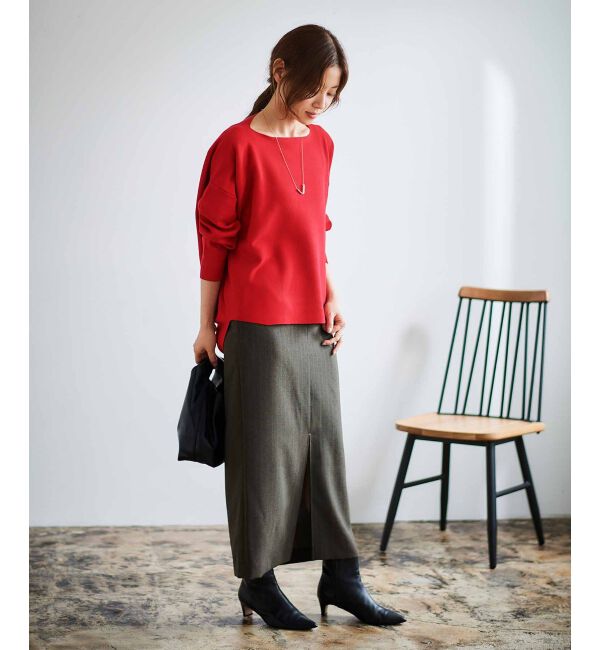 le.coeur blanc「ダブルスリットタイトスカート」|タイト|