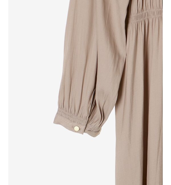 le.coeur blanc「シャーリングVネックワンピース」|ワンピース|