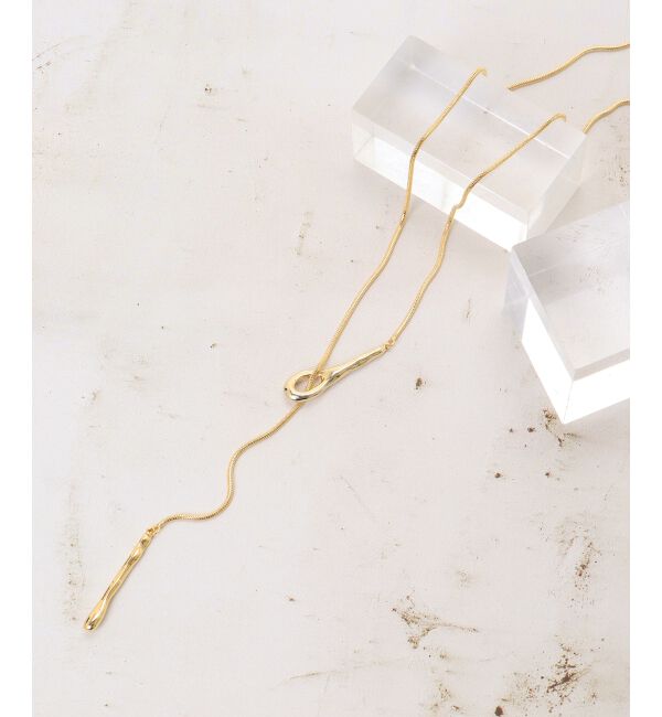  「スネークチェーンラリエットネックレス」|ネックレス|