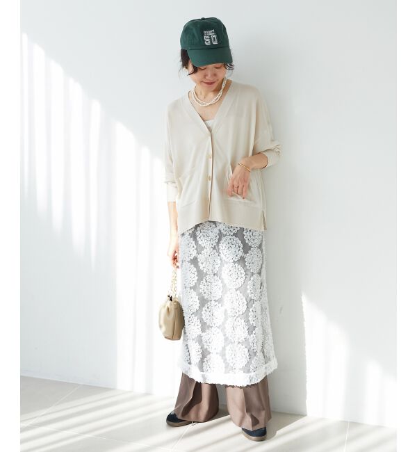  「TORRAZZO DONNAエンブロイダリーレーススカート」|スカート|