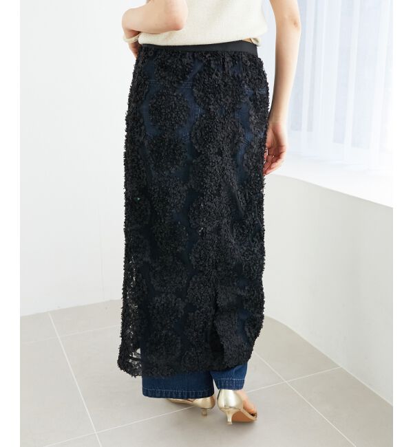  「TORRAZZO DONNAエンブロイダリーレーススカート」|スカート|