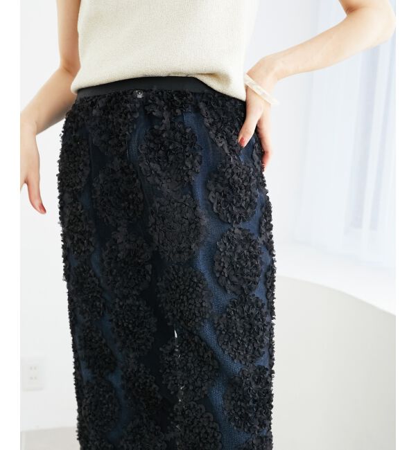  「TORRAZZO DONNAエンブロイダリーレーススカート」|スカート|