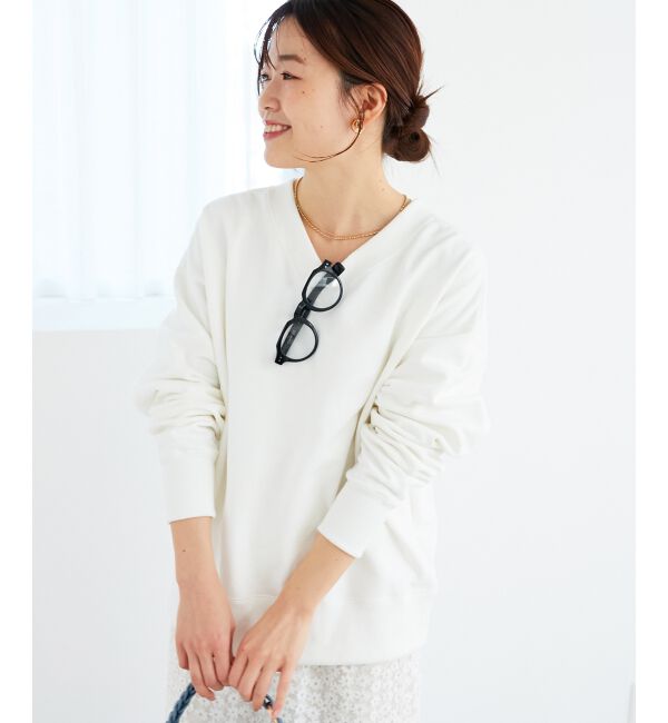 le.coeur blanc「《手洗い可能》2WAYカラースウェット」|スウェット・ジャージ|