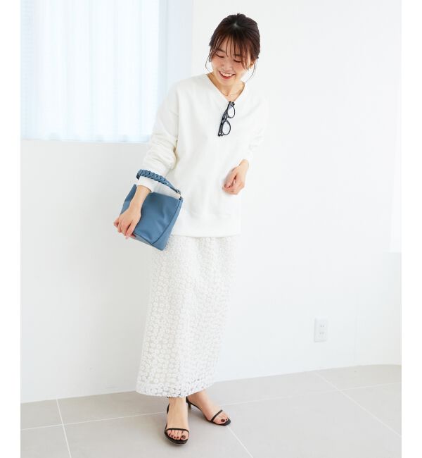 le.coeur blanc「《手洗い可能》2WAYカラースウェット」|スウェット・ジャージ|