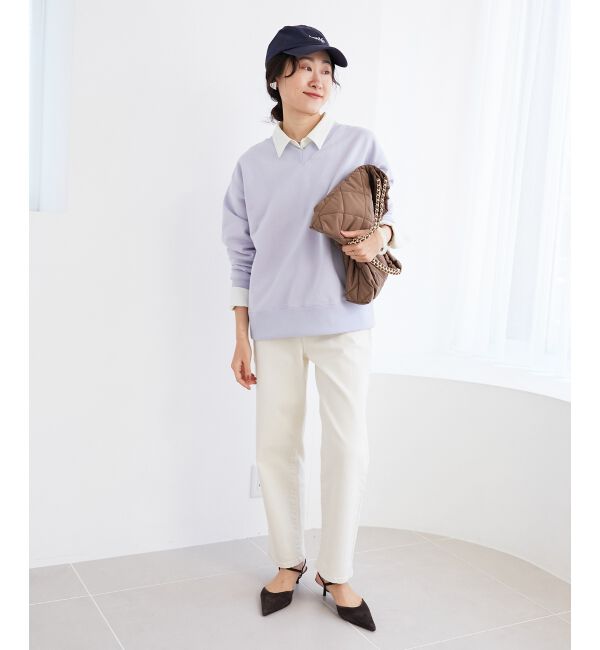 le.coeur blanc「《手洗い可能》2WAYカラースウェット」|スウェット・ジャージ|