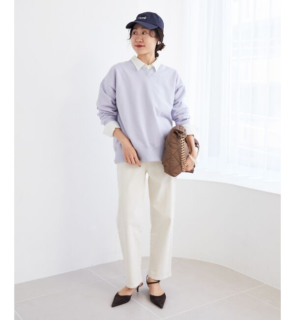 le.coeur blanc「《手洗い可能》2WAYカラースウェット」|スウェット・ジャージ|