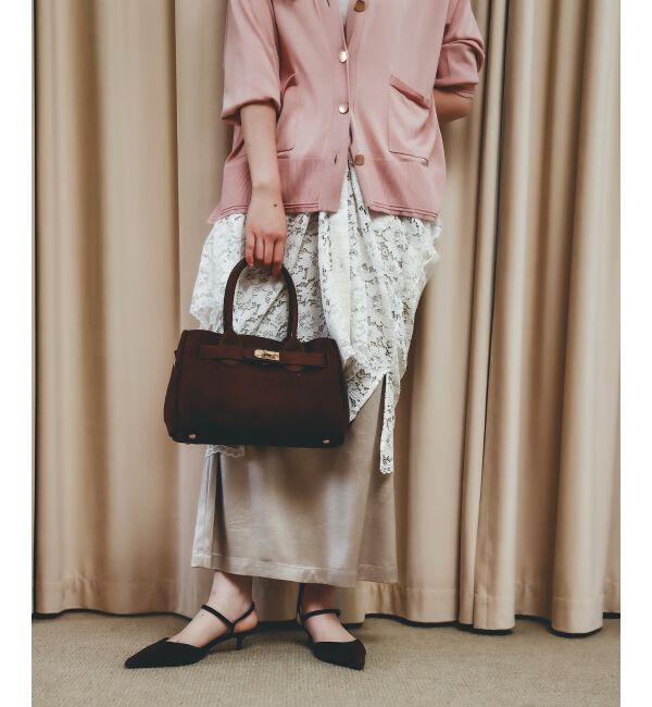  「スエードスクエアトート」|トートバッグ|