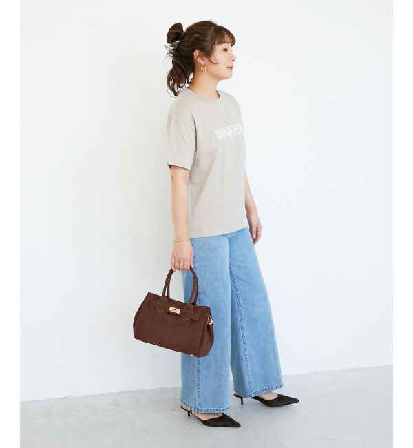  「スエードスクエアトート」|トートバッグ|