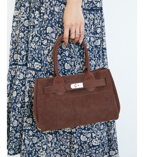  「スエードスクエアトート」|トートバッグ|