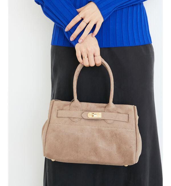  「スエードスクエアトート」|トートバッグ|