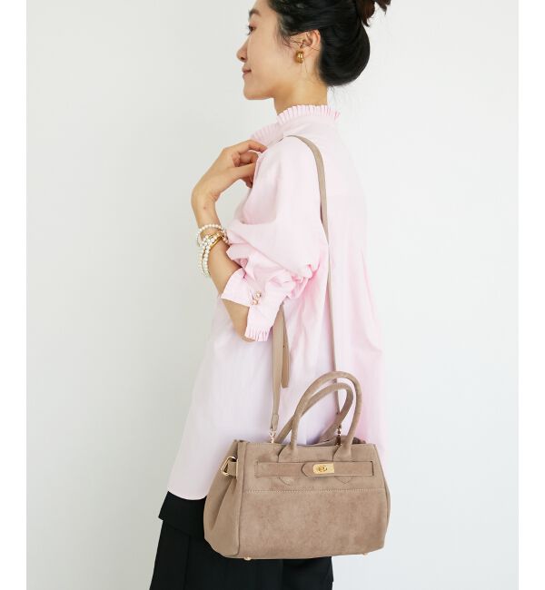  「スエードスクエアトート」|トートバッグ|